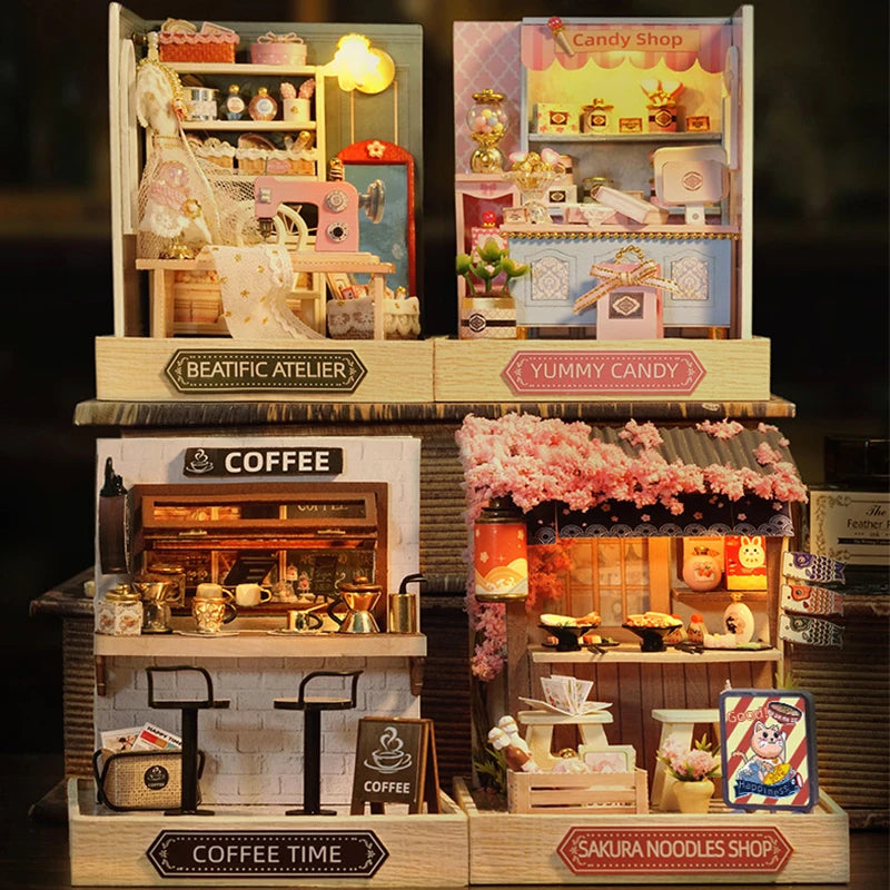 DIY Wooden Miniature Dollhouse