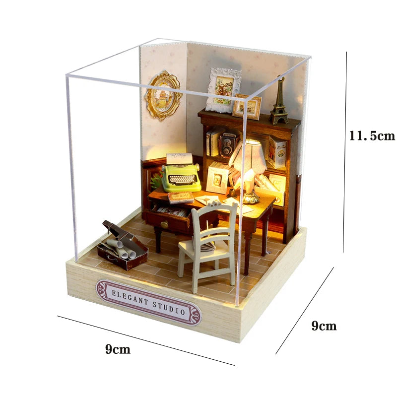 DIY Wooden Miniature Dollhouse
