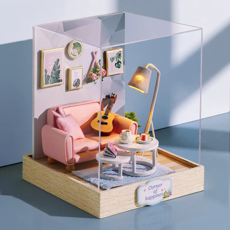 DIY Wooden Miniature Dollhouse