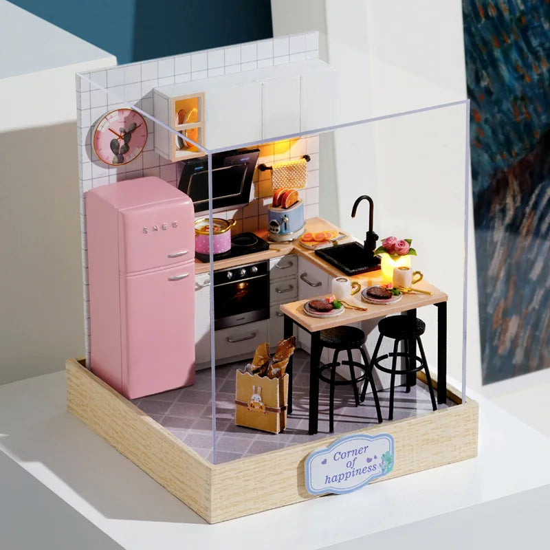 DIY Wooden Miniature Dollhouse