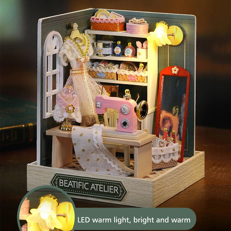 DIY Wooden Miniature Dollhouse