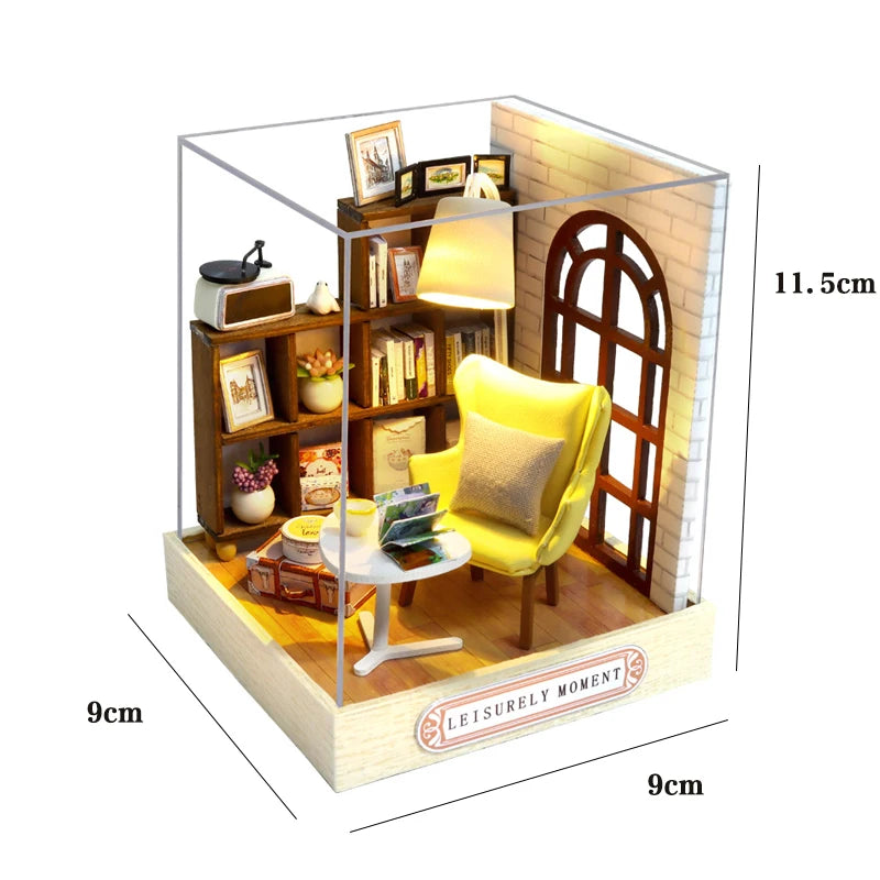 DIY Wooden Miniature Dollhouse