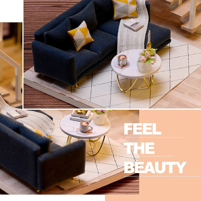 3D Wooden Dollhouse Kit
