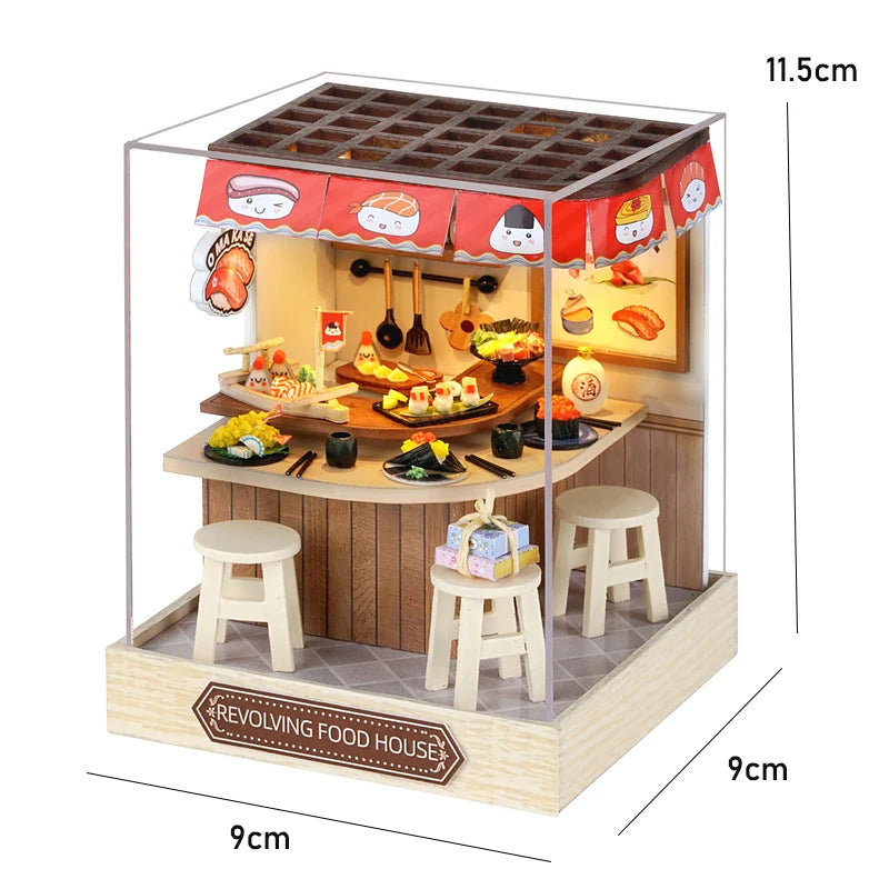 DIY Wooden Miniature Dollhouse