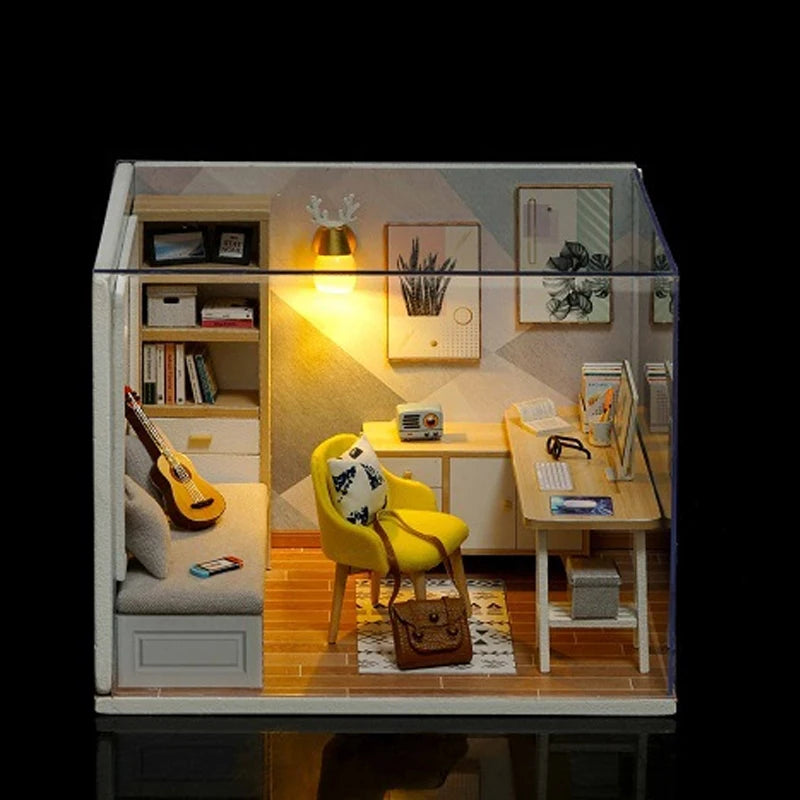 DIY Wooden Miniature Dollhouse