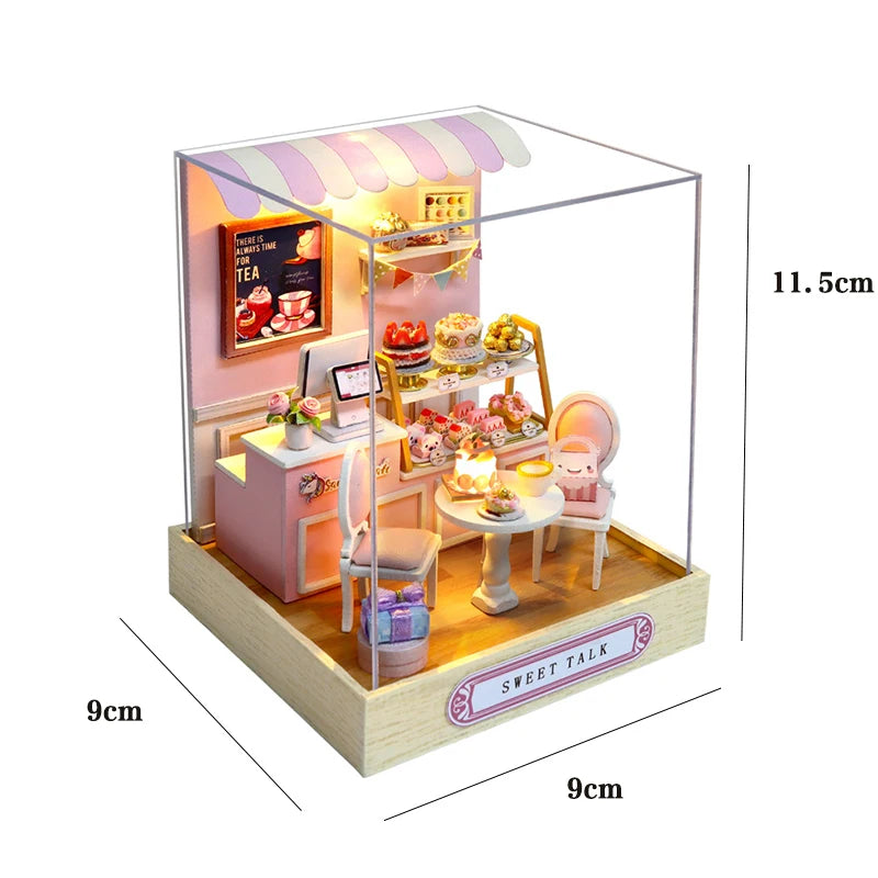 DIY Wooden Miniature Dollhouse