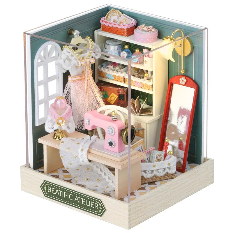 DIY Wooden Miniature Dollhouse