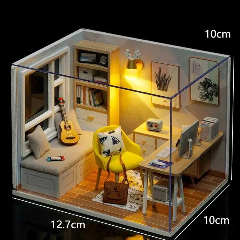 3D Wooden Dollhouse Kit