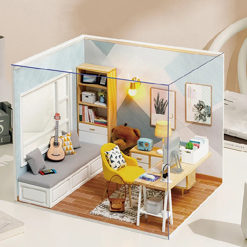 DIY Wooden Miniature Dollhouse