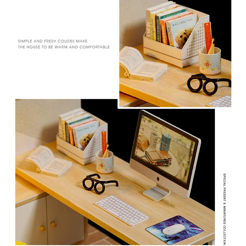 DIY Wooden Miniature Dollhouse