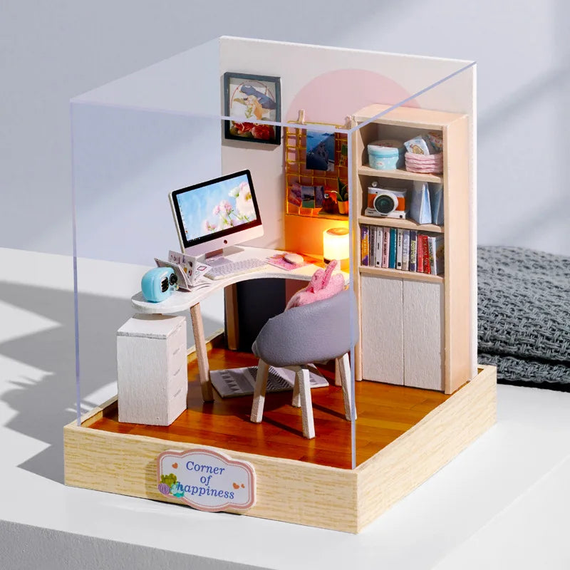 DIY Wooden Miniature Dollhouse