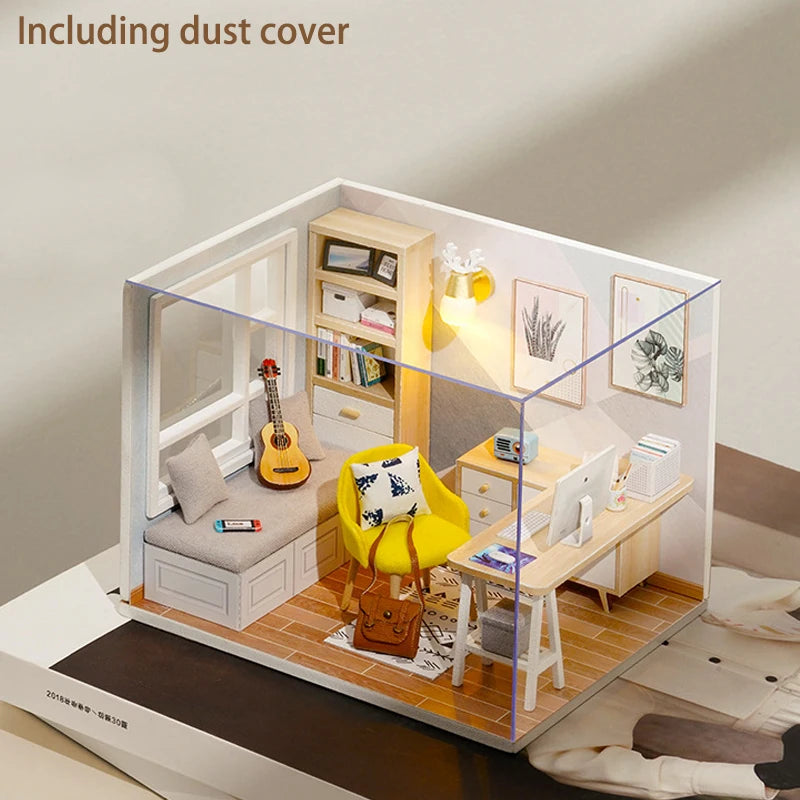 DIY Wooden Miniature Dollhouse