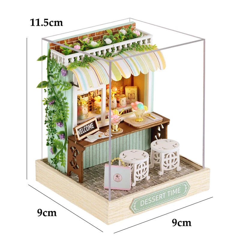 DIY Wooden Miniature Dollhouse