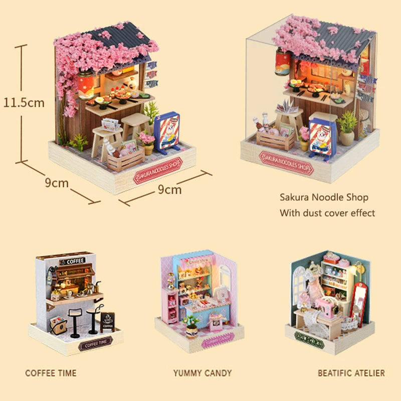 DIY Wooden Miniature Dollhouse