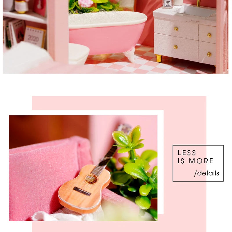 3D Wooden Dollhouse Kit