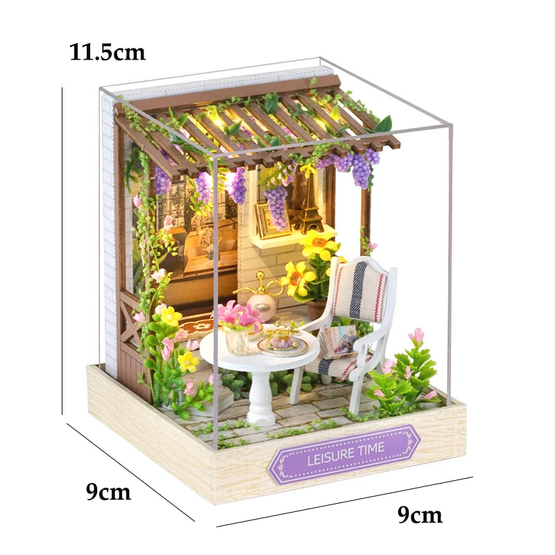 DIY Wooden Miniature Dollhouse