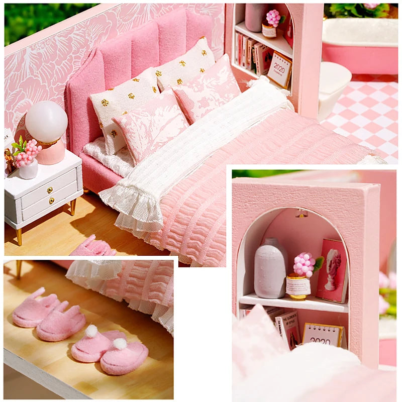 3D Wooden Dollhouse Kit