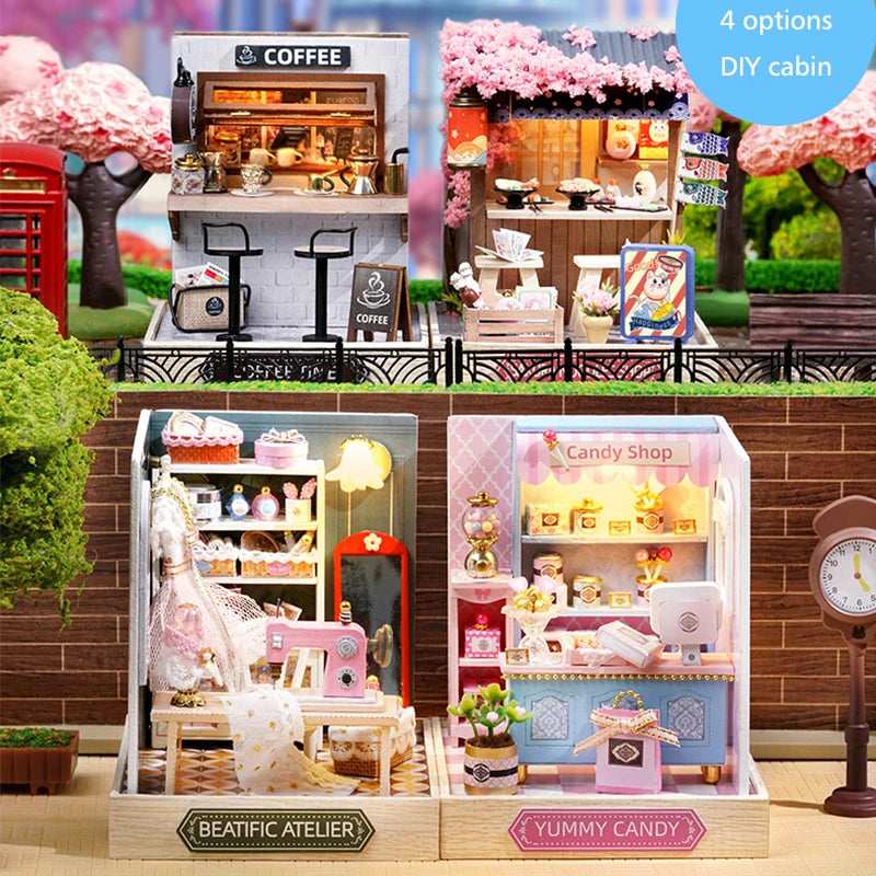 DIY Wooden Miniature Dollhouse