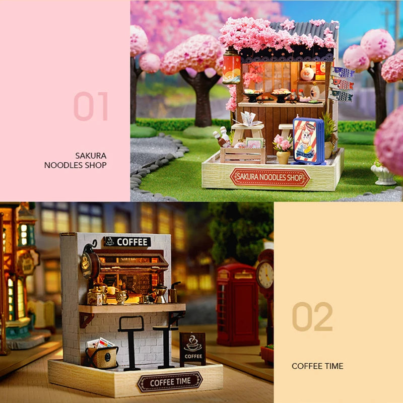 DIY Wooden Miniature Dollhouse