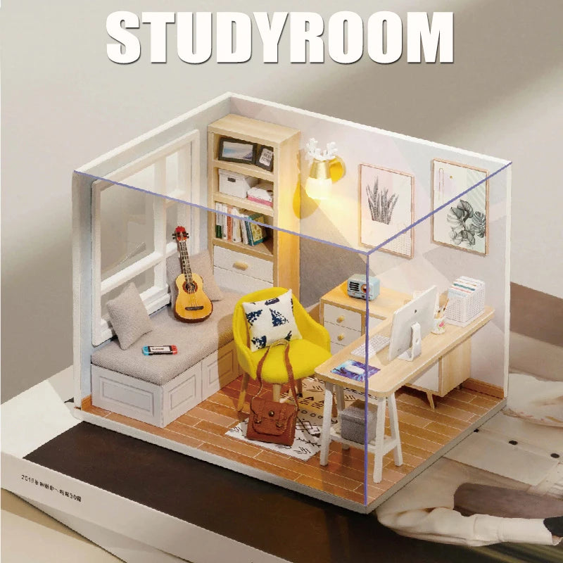 DIY Wooden Miniature Dollhouse